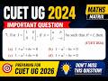 CUET UG 2024 | Maths PYQ | Matrix Question Trick 🔥