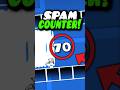 HOW TO MAKE A SPAM PART IN GEOMETRY DASH #geometrydash #gd #shorts #games
