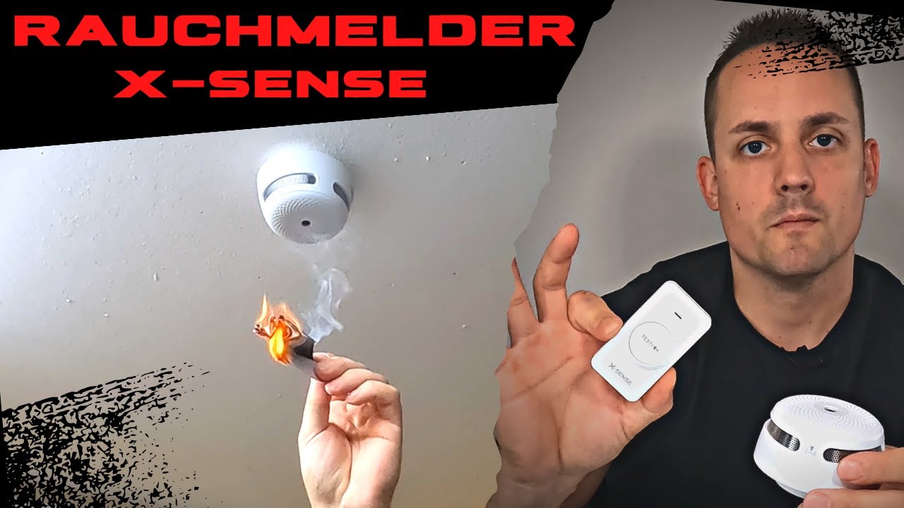 Rauchmelder X-Sense. Auswahl, Installation und BRANDTEST! - YouTube