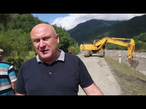 რაჭაში სტიქიის სალიკვიდაციო სამუშაოები აქტიურად მიმდინარეობს