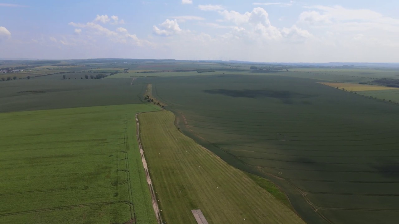 Rundblick vom Flugplatz Mühlhausen/ Thüringen