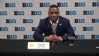 Khaleke Hudson -- Big Ten Football Media Day 2019