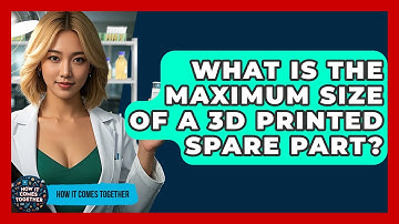 What Is The Maximum Size Of A 3D Printed Spare Part? - How It Comes Together