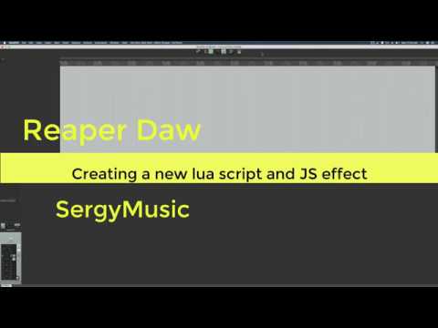 Creating a new js effect and lua script - YouTube