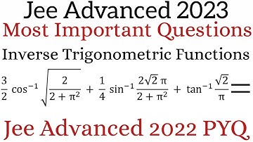 Jee Advanced 2023 ITF Questions🔥| ITF Jee Advanced 2022 PYQ solution🎯| ITF Jee Advanced 2023.