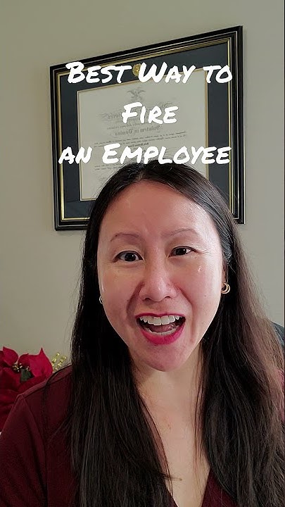 Best Way To Fire An Employee The Best Way to Fire an Employee - Lawyer Talk - YouTube