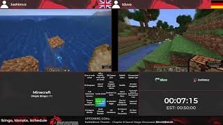 Bingothon 2019: Minecraft - Single Bingo by Joshimuz vs. tduva