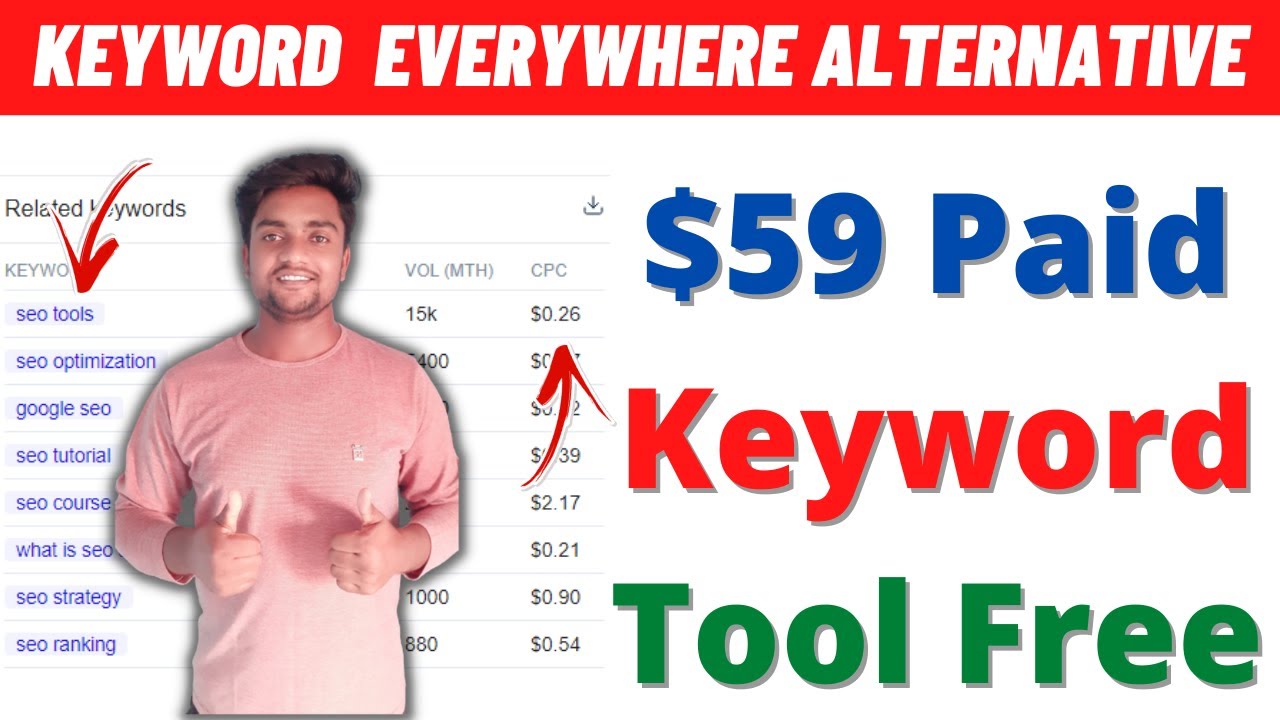 Best Keyword Everywhere Alternative For Free Free Keyword Research