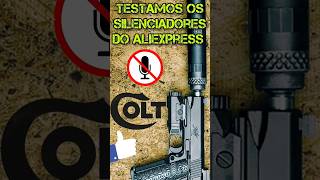 Testamos os &quot;Silenciadores&quot; do Aliexpress: Escute e compare a diferença! (vídeo no canal)#shorts