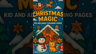 • Christmas Magic – 171 Holiday-Themed Coloring Pages | Giant Christmas Coloring Book Flip Through
