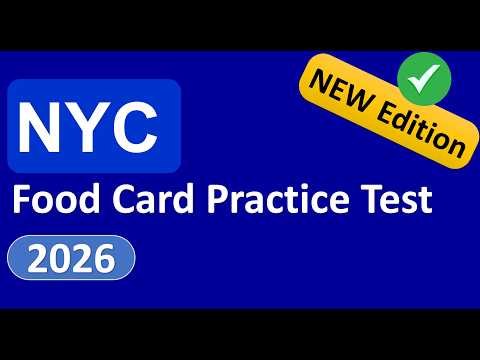 NYC Food Handler Card Practice Test 2026 Questions NEW Edition