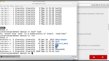 RHCSA - 02 Create, Copy, Move, Delete Files