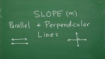 Understand Slope  - Parallel and Perpendicular Lines