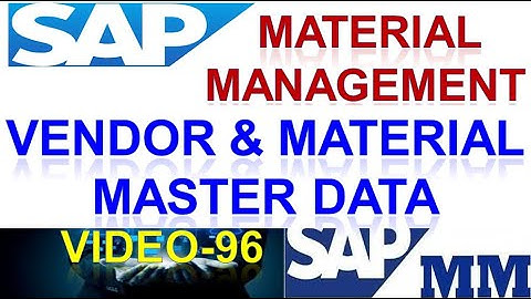 How to Configure Vendor Master data in Material Management | Sap Vendor Material | DK TECHNOLOGIES
