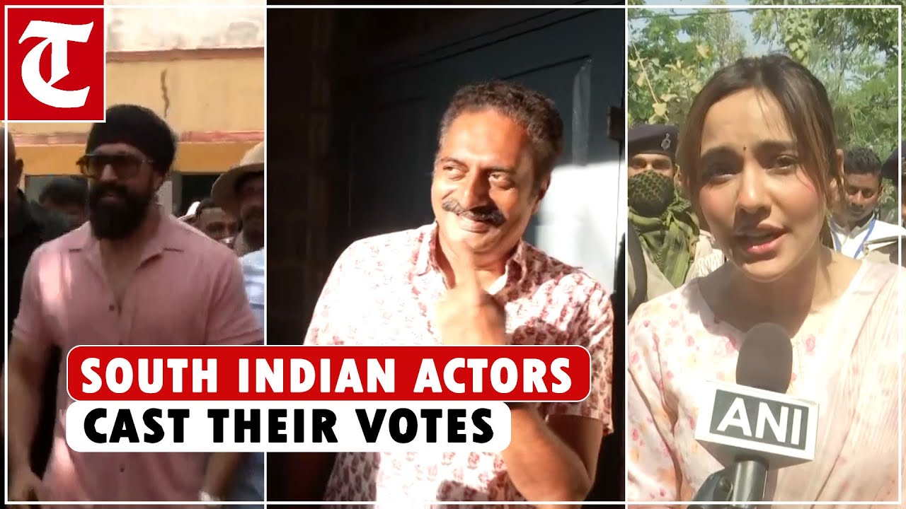 Lok Sabha election: Yash, Prakash Raj, Neha Sharma, Sudeep Kiccha, Rakshit Shetty cast their votes