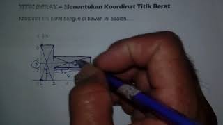 Menentukan koordinat titik berat suatu bidang datar