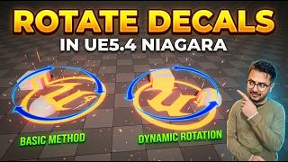 Dynamic Decal Rotation in UE5.4 Niagara