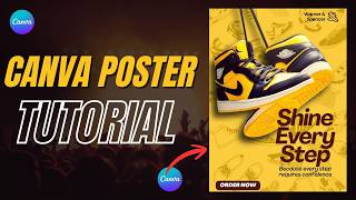 How to Design Shoes Poster in Canva? | Step by Step Tutorial | @DSgraphix21