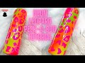 Neon leopard peek a boo tutorial