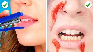 Trying 45 AMAZING MAKEUP HACKS YOU SHOULD KNOW BY 5 MINUTE CRAFTS