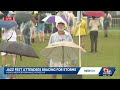 Rain pours over start of second weekend of Jazz Fest