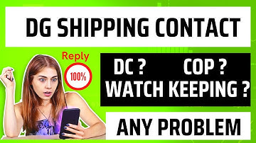 dg shipping contact detail for certificate correction | cop | dc | watchkeeping| @ShippingUpdates​