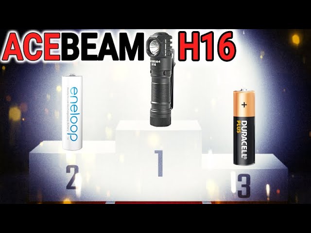 Acebeam H16 review Lightweight high CRI headlamp 14500 Nichia 519a 