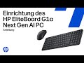 Wie man den HP EliteBoard G1a Next Gen AI PC einrichtet