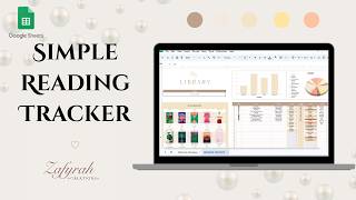 Simple Reading Tracker Spreadsheet - Google Sheets Template Tutorial