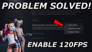 PS5 120 FPS NOT WORKING? Detailed explanation and Solution!
