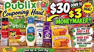     🔥 Publix Couponing Haul | $30 Down to $3 MONEYMAKER!! #publix #publixcouponingthisweek 