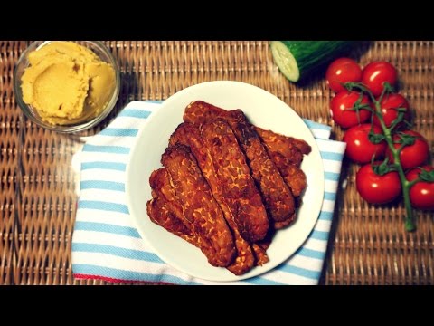 EASY Baked Tempeh Bacon Recipe (Vegan, Oil-Free)