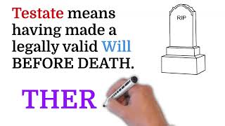 Testator Vs Testatrix Testate Definition Testator Testatrix Meaning Pronunciation