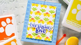 Stepping Up Layering Stencils + Simons Just a Note Hop