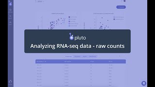 Analyzing RNA-seq data from raw counts in Pluto