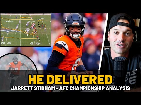 Jarrett Stidham’s BEST Plays Explained | AFC Championship vs Patriots