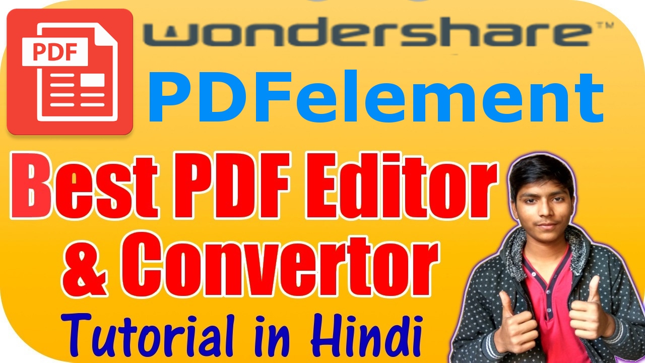 Wondershare PDFelement | Best PDF Editor & Convertor [Full Tutorial ...