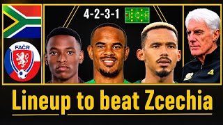 Bafana Bafana vs Czechia Republic Lineup |World Cup