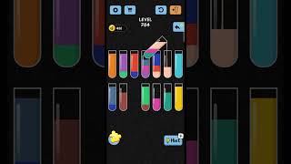 water color sort Level no 784 a best game walkthrough solution IOS/android