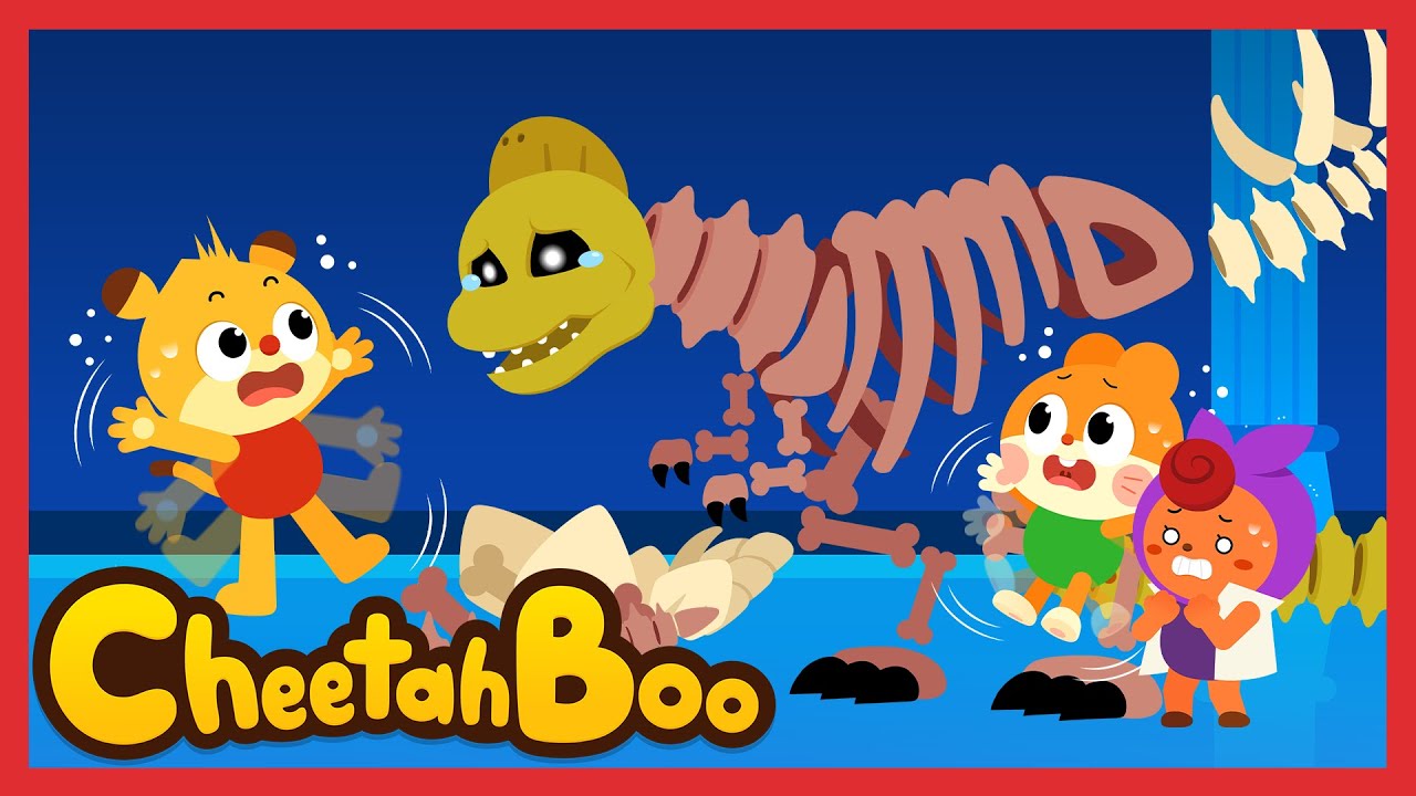 Oh no! All the bones are ruined! | Dinosaur fossil | Nursery rhymes & Kids Song | #Cheetahboo