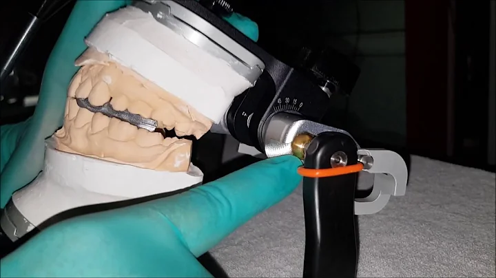 Programming of an articulator: Setting the H Value