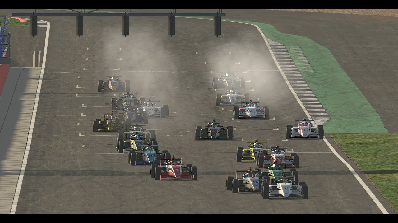 Silverstone Racing Simulator iRacing Motorsport Simulator - FIA F4 - Silverstone Grand Prix - 20 min ...