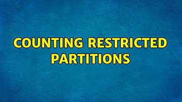 Counting restricted partitions