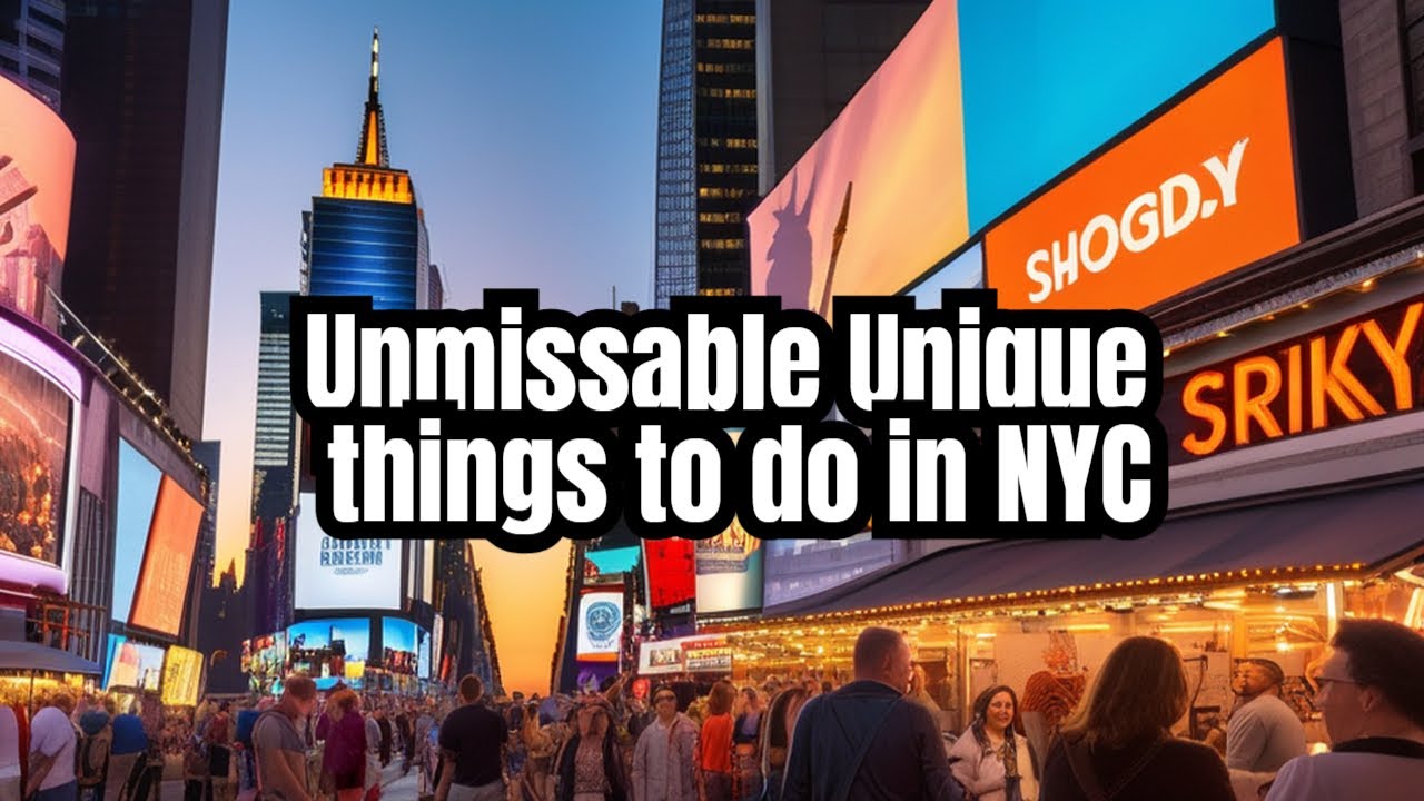 Unique things to do in NYC: Unmissable Experiences #nyc #uniquethings # ...