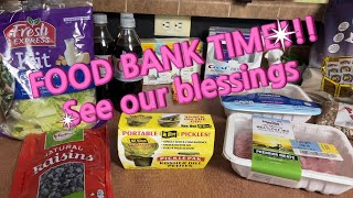 FOOD PANTRY DAY!!! What were we blessed with? #findfood  #foodpantryhaul #foodbankhaul #foodbanks