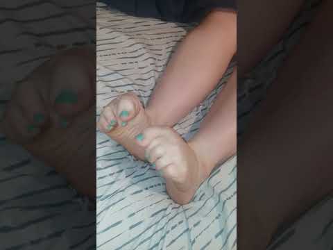 Wife's Easter Foot Tease