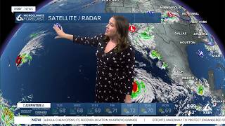 Cloud cover gives way to sunshine and warm temps Tuesday