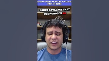 Adamo Tonete: Built-in Roles and Authentication Setup. #shorts #onlinemeetup #mongodb #webinar