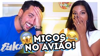 PASSEI VERGONHA NA VIAGEM de AVIÃO - com EVELYN REGLY