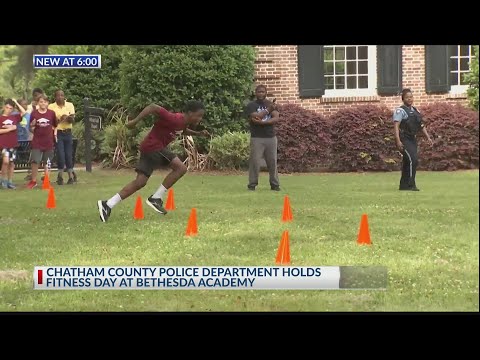 Chatham County Police Department hosts Fitness Day at Bethesda Academy